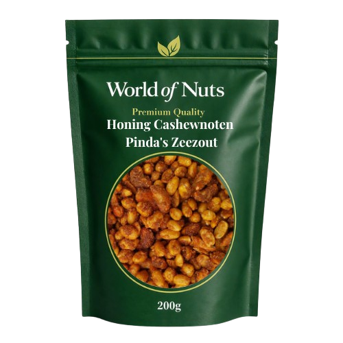 Honing Cashewnoten Pinda's Zeezout